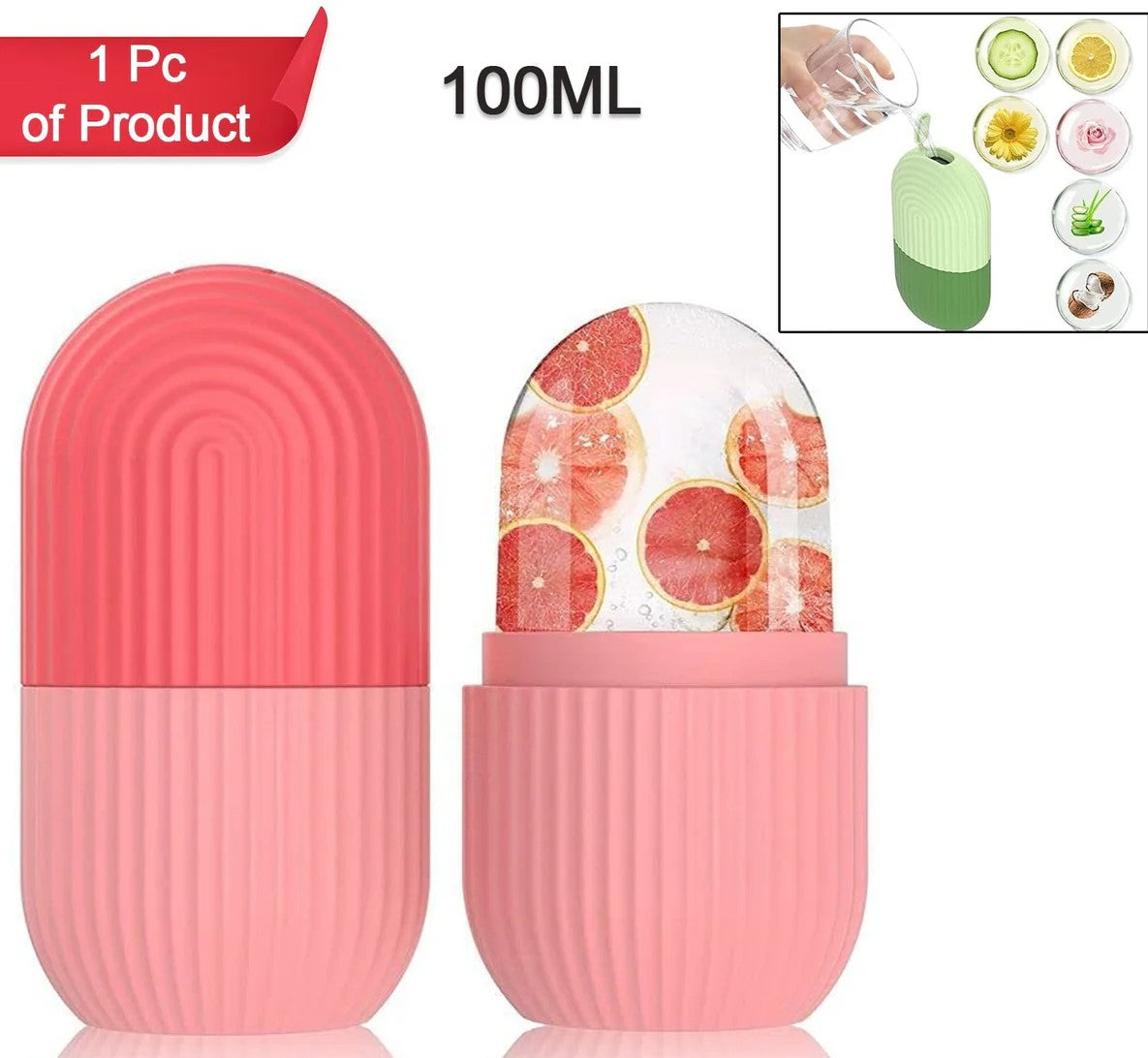 Beauty Ice Roller for Face Massager & Eye Reusable Face Rollers Facial Roller Box